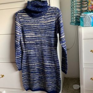 Pink Blush Maternity or long sparkle sweater dress